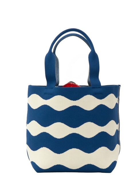 KNITTED Borsa a mano, con tracolla cream/navy - Borse Donna