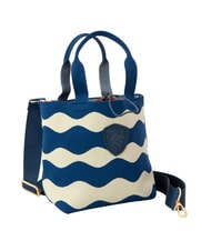BLAUER KNITTED Borsa a mano, con tracolla cream/navy - Borse Donna - 3
