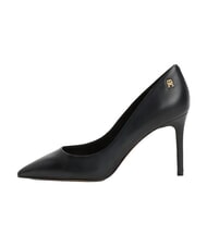 TOMMY HILFIGER TH  D&eacute;collet&eacute; tacco 9 in pelle black - Scarpe Donna - 6