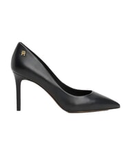 TOMMY HILFIGER TH  D&eacute;collet&eacute; tacco 9 in pelle black - Scarpe Donna - 8