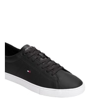 TOMMY HILFIGER ESSENTIAL LEATHER Sneakers in pelle black - Scarpe Uomo - 5