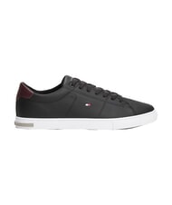 TOMMY HILFIGER ESSENTIAL LEATHER Sneakers in pelle black - Scarpe Uomo - 8