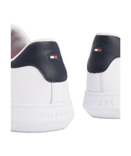 TOMMY HILFIGER ESSENTIAL LEATHER Sneakers in pelle white - Scarpe Uomo - 5
