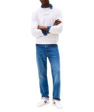 TOMMY HILFIGER ESSENTIAL LEATHER Sneakers in pelle white - Scarpe Uomo - 7