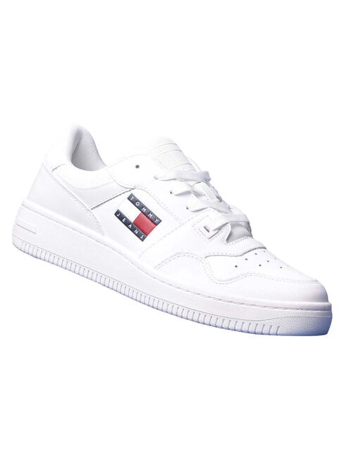TOMMY JEANS Sneakers in pelle white - Scarpe Uomo
