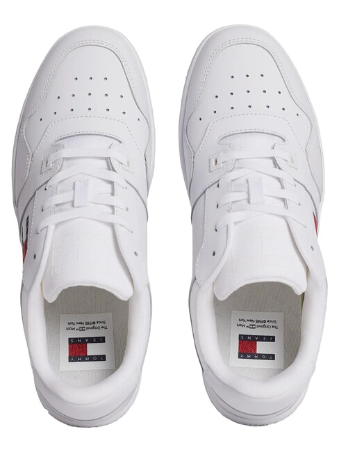 TOMMY JEANS Sneakers in pelle white - Scarpe Uomo