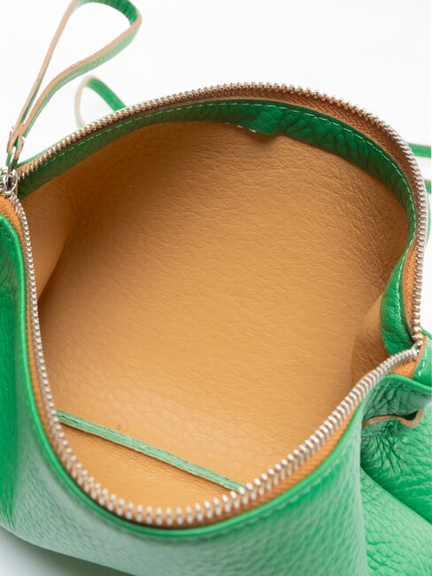 HERMY Pochette in pelle martellata bandiera-nature - Borse Donna