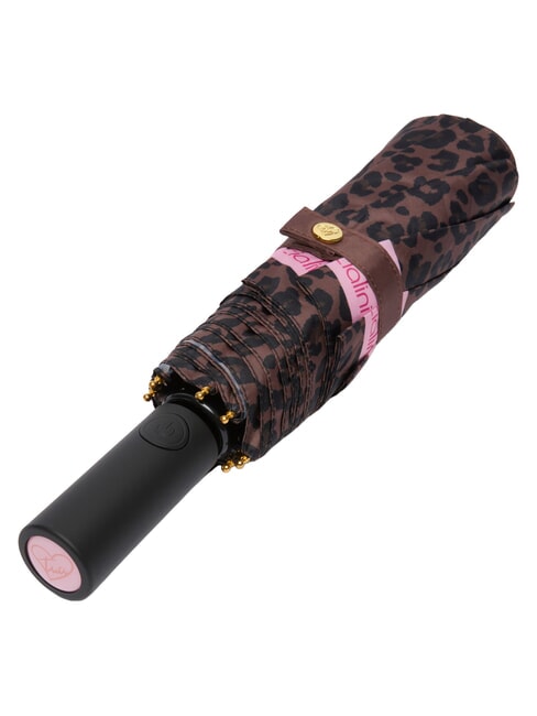 BASIC Ombrello mini con apertura automatica leopard - Ombrelli