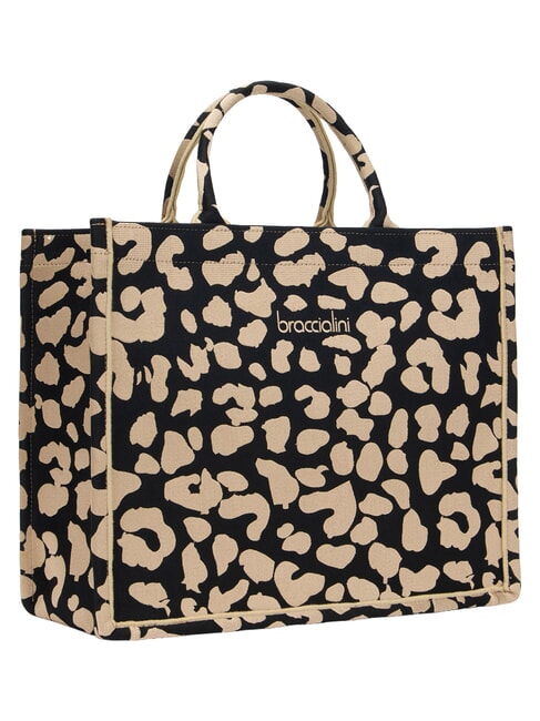 WINTER XL Borsa a mano, manico doppio leopard - Borse Donna