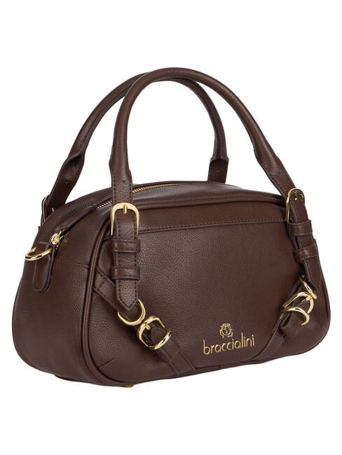 GISELLE M Borsa bauletto a mano, con tracolla marrone - Borse Donna
