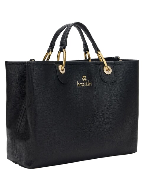BETH L Borsa a mano con doppio manico nero - Borse Donna