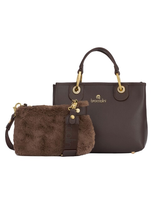 BETH M Borsa a mano con doppio manico marrone - Borse Donna