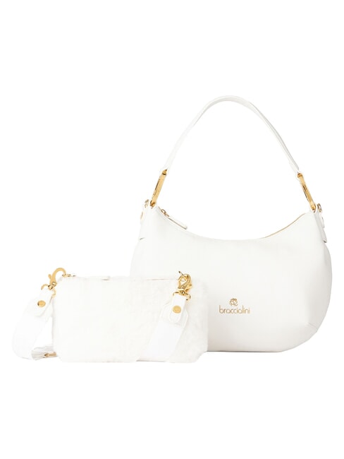 BETH M Borsa a spalla, con tracolla bianco - Borse Donna