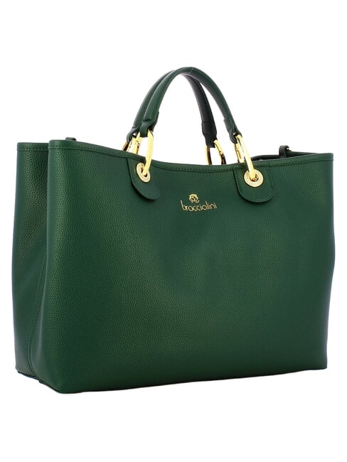 BETH L Borsa a mano con doppio manico verde - Borse Donna