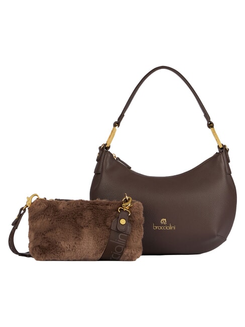 BETH M Borsa a spalla, con tracolla marrone - Borse Donna