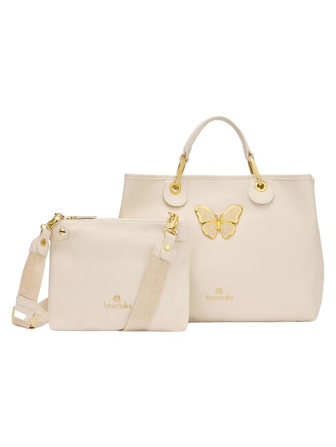 BETH JEWELS L Borsa a mano doppio manico, con tracolla beige - Borse Donna