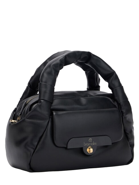 PUFFY M Borsa bauletto a mano, con tracolla nero - Borse Donna