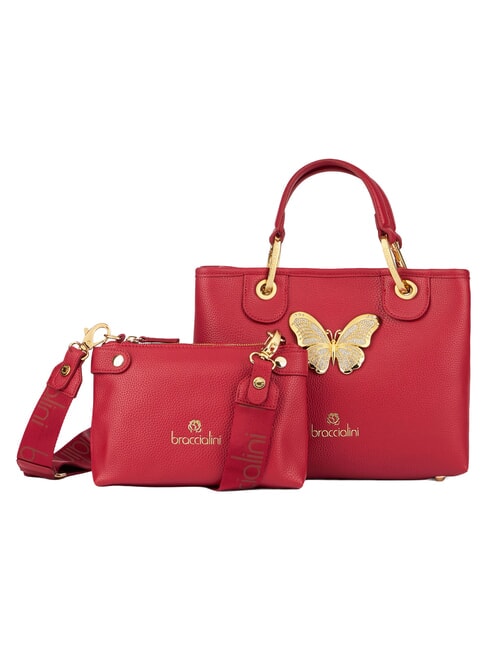 BETH JEWELS M Borsa a mano con doppio manico rosso - Borse Donna