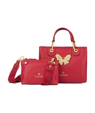 BRACCIALINI BETH JEWELS M Borsa a mano con doppio manico rosso - Borse Donna - 3