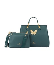 BRACCIALINI BETH JEWELS L Borsa a mano doppio manico, con tracolla verde - Borse Donna - 3