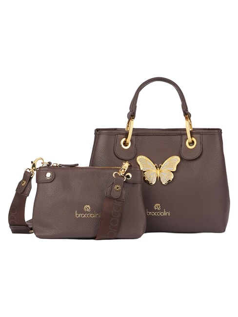 BETH JEWELS M Borsa a mano con doppio manico marrone - Borse Donna