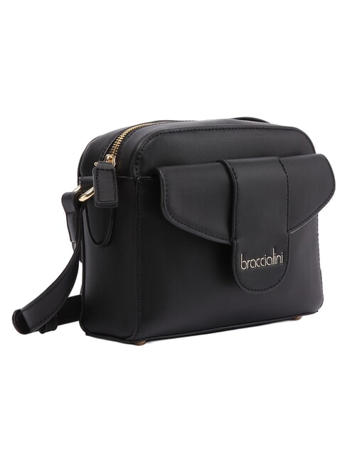 MIRROR Borsa a tracolla con specchio nero - Borse Donna