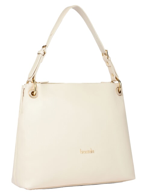 NORA L Borsa a spalla, in pelle beige - Borse Donna
