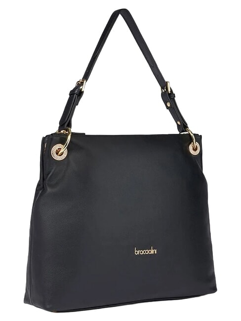 NORA L Borsa a spalla, in pelle nero - Borse Donna