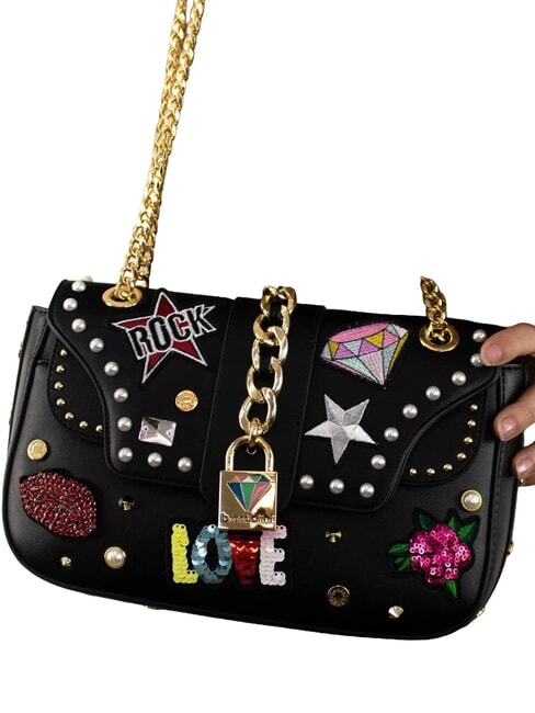 ROCK S Borsa a tracolla nero - Borse Donna