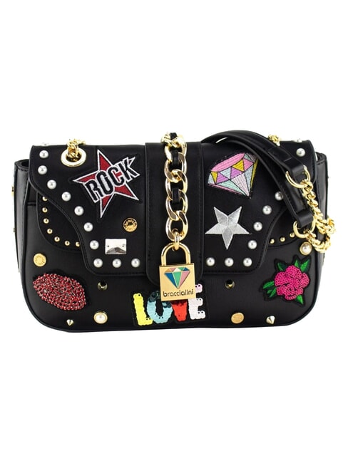 ROCK S Borsa a tracolla nero - Borse Donna