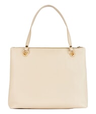 BRACCIALINI NORA Borsa a spalla in pelle con tasca beige - Borse Donna - 3