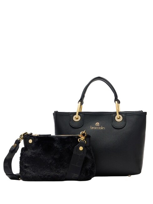 BETH M Borsa a mano con doppio manico nero - Borse Donna