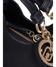 LIUJO FAIZA Borsa a mano, con tracolla nero/brass gold - Borse Donna - 5
