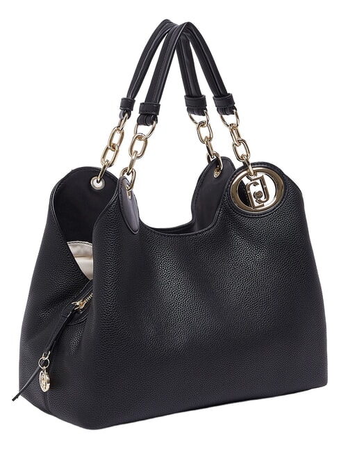 FAIZA Borsa a mano, con tracolla nero/steel - Borse Donna