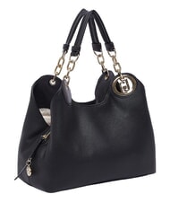 LIUJO FAIZA Borsa a mano, con tracolla nero/steel - Borse Donna - 2