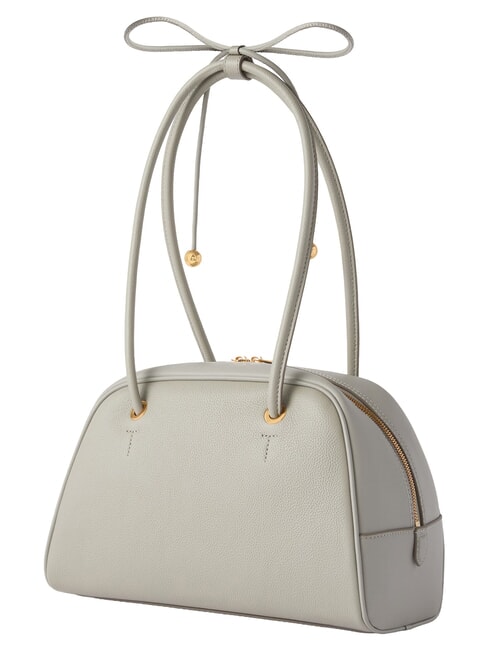 POPPY Borsa a spalla, in pelle stone gray - Borse Donna