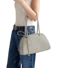 FURLA POPPY Borsa a spalla, in pelle stone gray - Borse Donna - 5