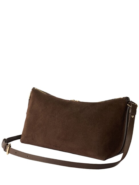 DEBBY Borsa a spalla, in pelle toni espresso - Borse Donna