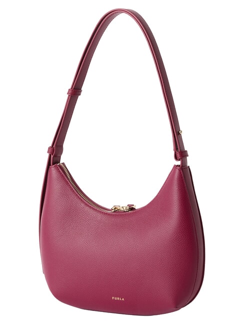 GOCCIA Borsa a spalla pelle martellata rododendro - Borse Donna