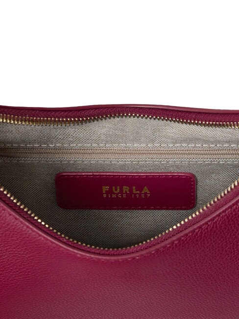 GOCCIA Borsa a spalla pelle martellata rododendro - Borse Donna