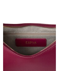 FURLA GOCCIA Borsa a spalla pelle martellata rododendro - Borse Donna - 4