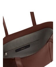 FURLA GOCCIA Borsa a spalla, in pelle cioccolato - Borse Donna - 4