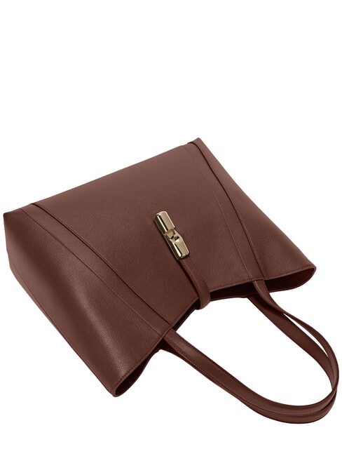 GOCCIA Borsa a spalla, in pelle cioccolato - Borse Donna