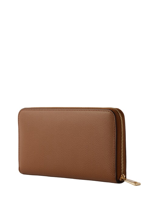 CAMELIA Portafoglio grande zip around cognac - Portafogli Donna