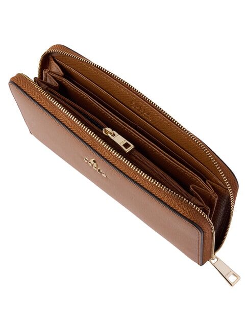 CAMELIA Portafoglio grande zip around cognac - Portafogli Donna