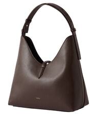FURLA GOCCIA Borsa in pelle a spalla cioccolato - Borse Donna - 3