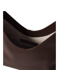 FURLA GOCCIA Borsa in pelle a spalla cioccolato - Borse Donna - 4