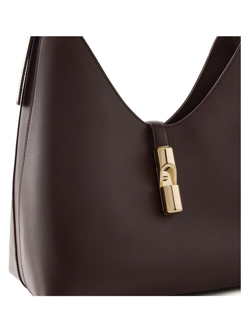 GOCCIA Borsa in pelle a spalla cioccolato - Borse Donna