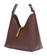 FURLA GOCCIA Borsa in pelle a spalla cioccolato - Borse Donna - 6