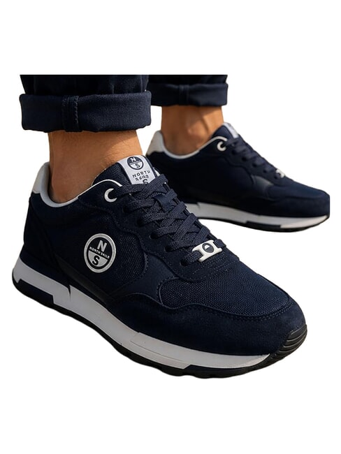 ROUTE Sneakers navy-white - Scarpe Uomo
